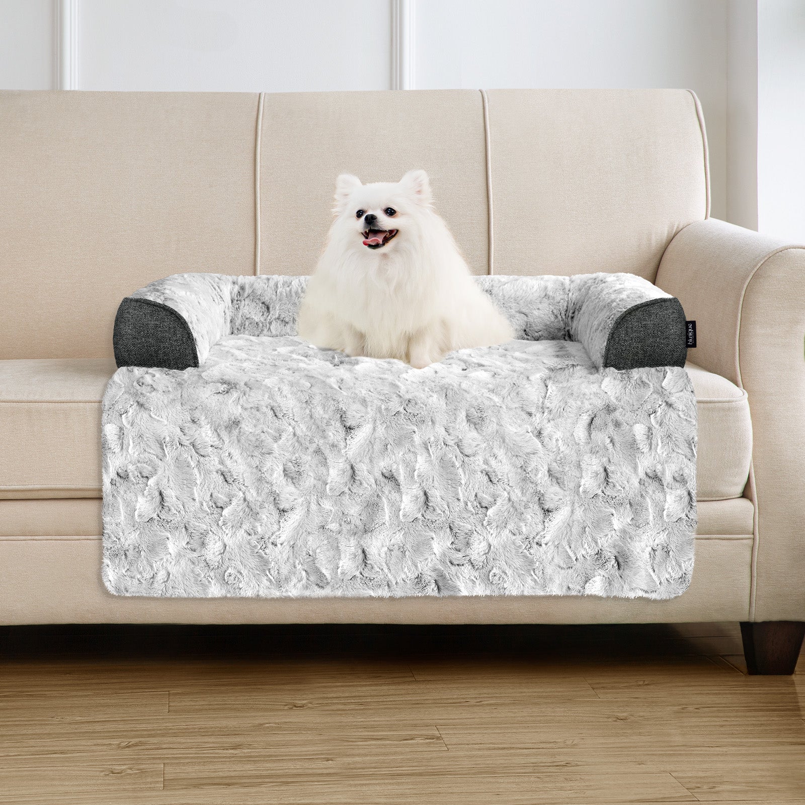 blunique - Dog Couch Bed - Faux Fur - Waterproof Pet Mat - Couch Cover for Furniture - Blunique