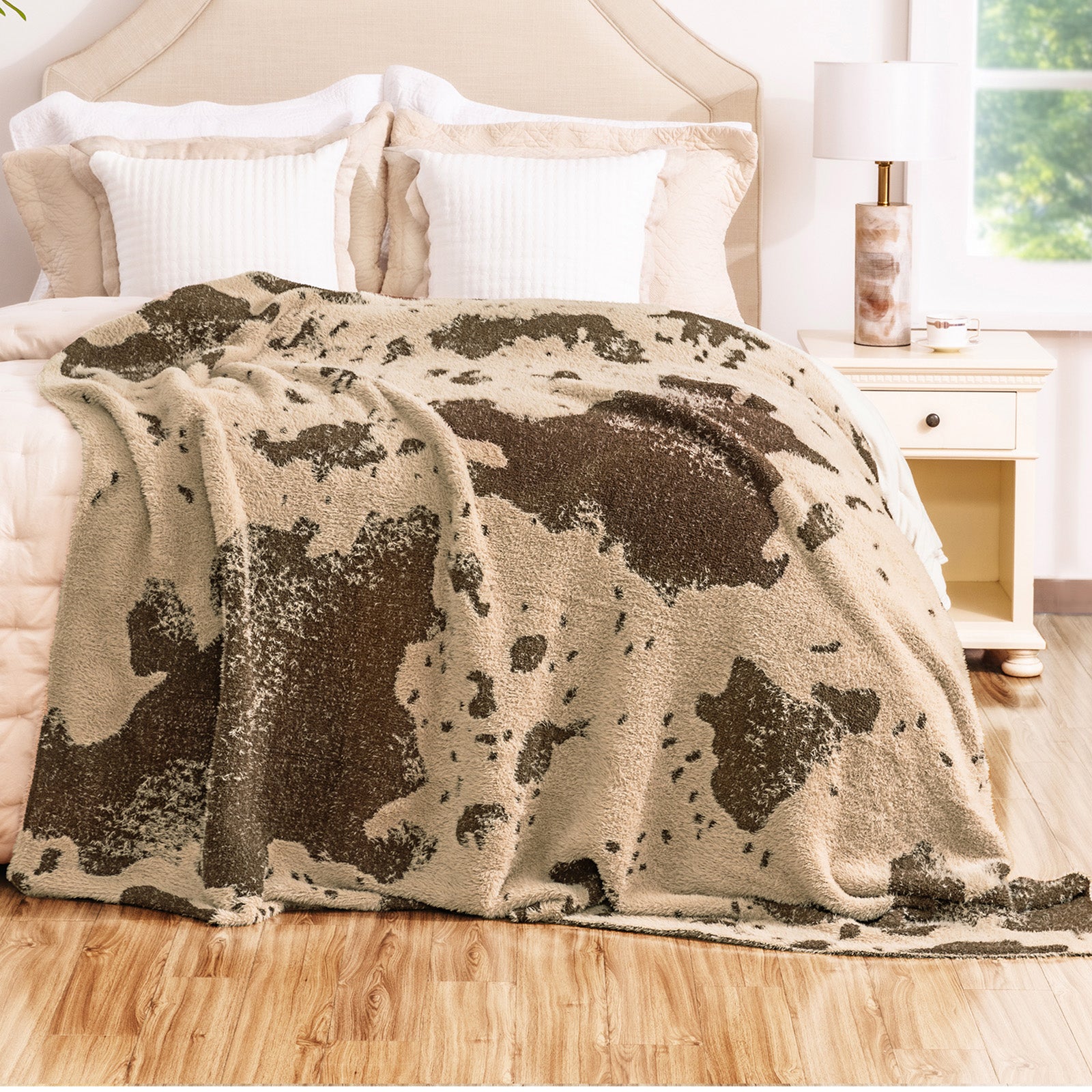 blunique - Cow Print Super Soft Blanket Blunique