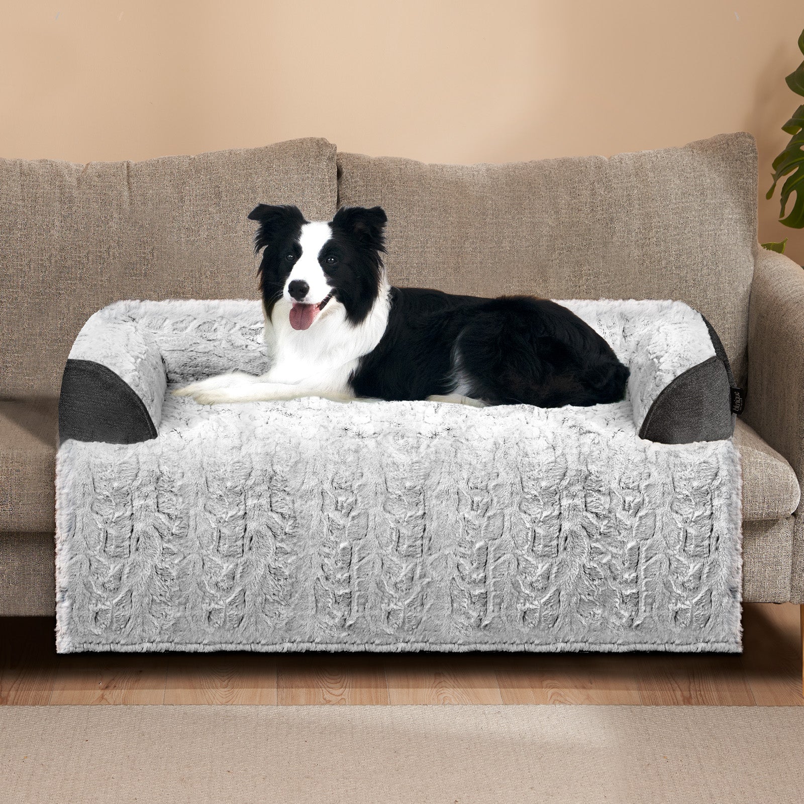 BackUp-blunique - Dog Couch Bed - Faux Fur - Waterproof Pet Mat - Couch Cover for Furniture - Blunique