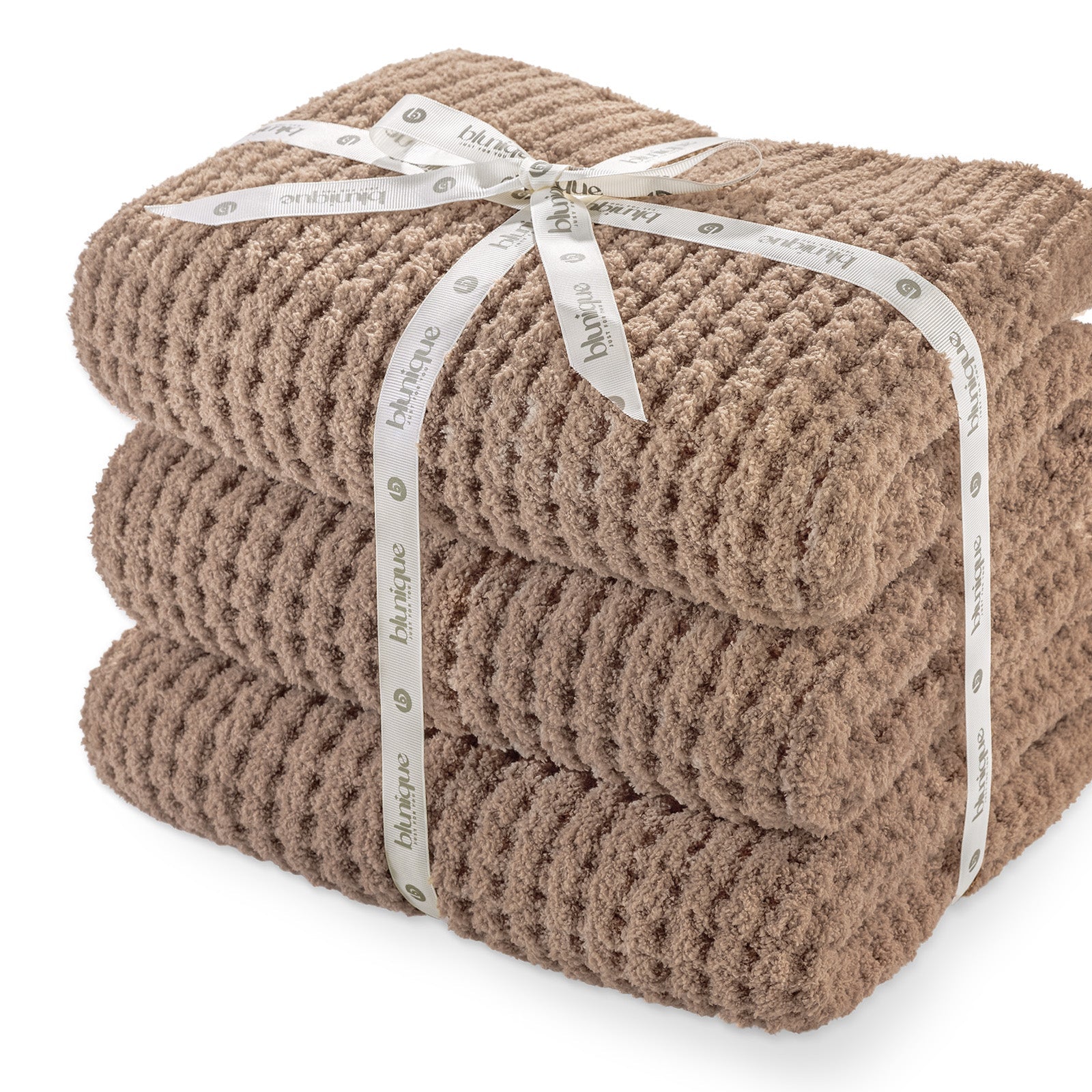blunique - Waffle Knit Blanket Blunique