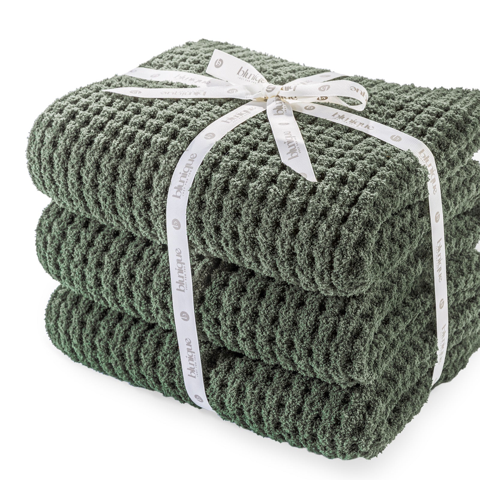 blunique - Waffle Knit Blanket Blunique