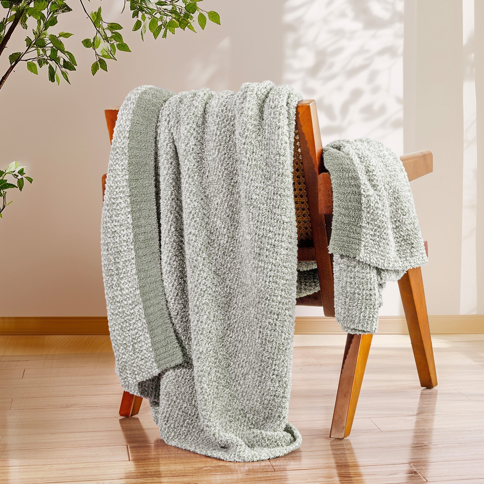 blunique - Half-Side Plush Blanket Blunique