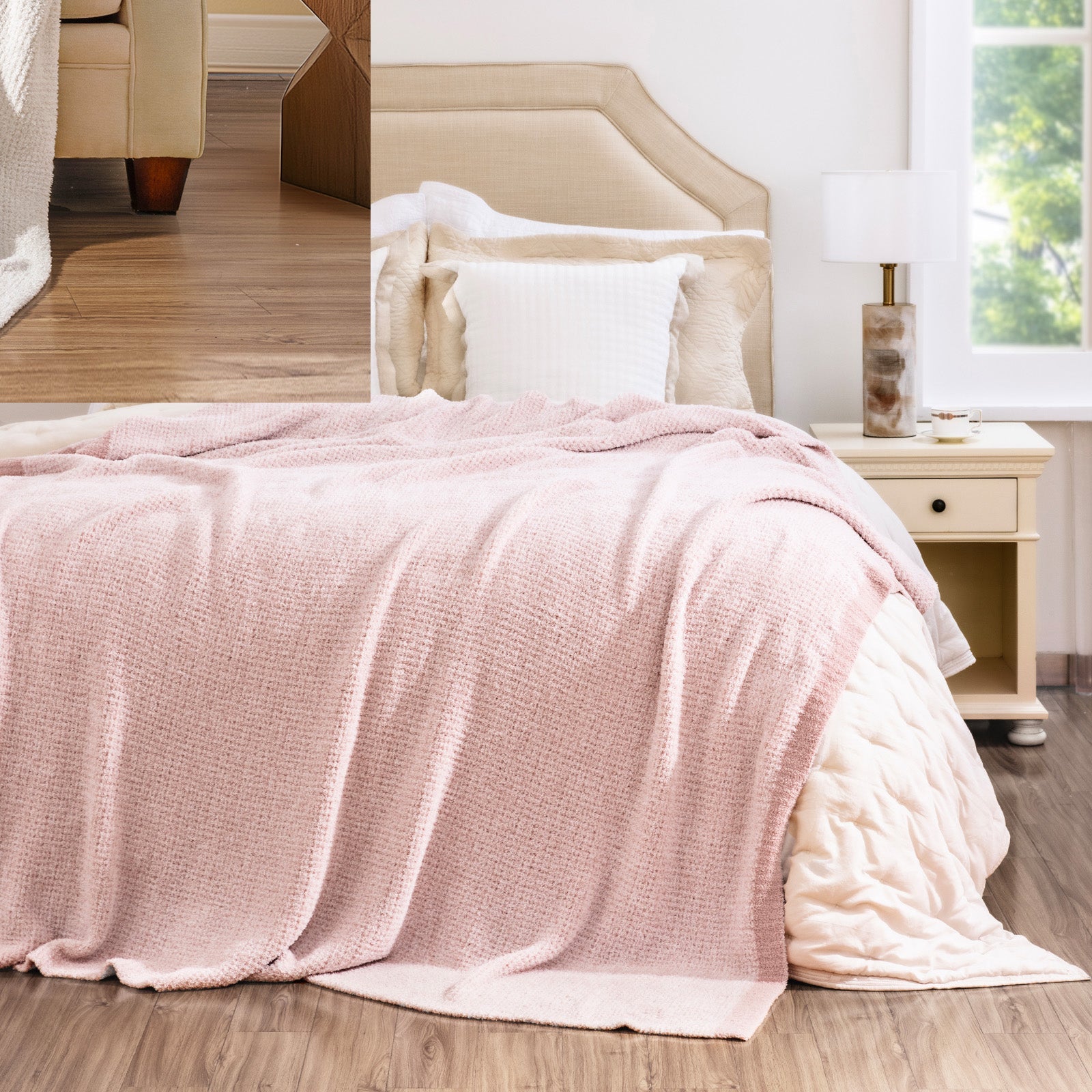 blunique - Half-Side Plush Blanket - Blunique