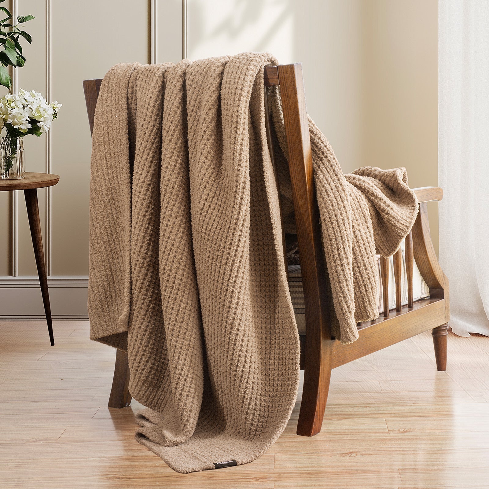 blunique - Waffle Knit Blanket Blunique