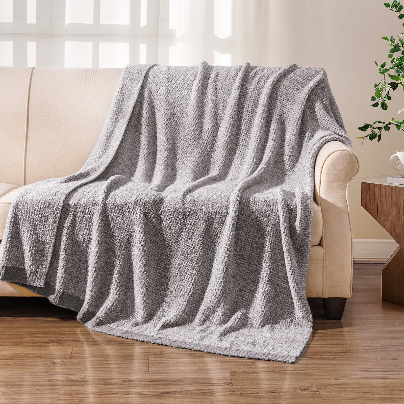 blunique - Half-Side Plush Blanket Blunique