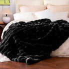 blunique - Faux Fur Bubble Blanket BACKUP - Blunique
