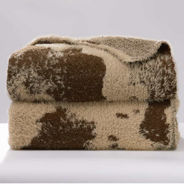 blunique - Cow Print  Super Soft Throw Blanket