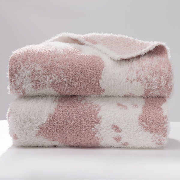 blunique - Cow Print  Super Soft Throw Blanket