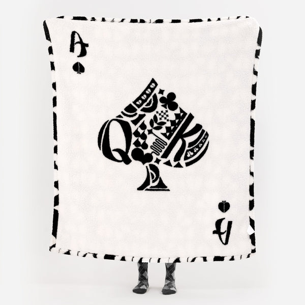 blunique - Poker Themed Design Throw Blanket 50x60inch - Blunique
