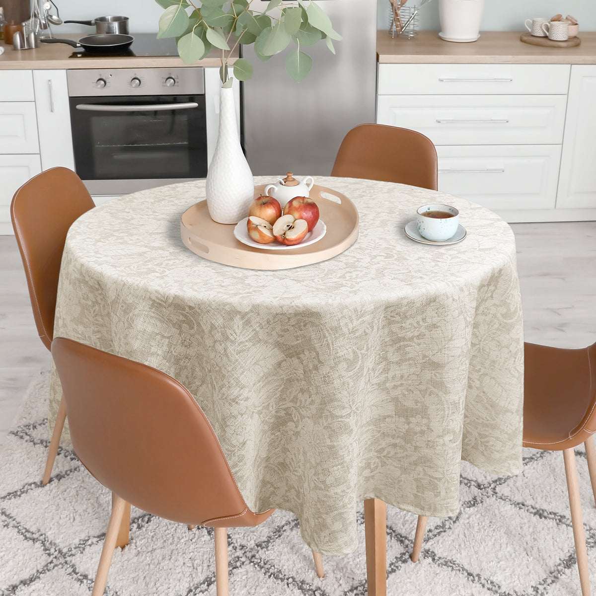blunique - Summer Floral Tablecloth (Linen Blend Version)