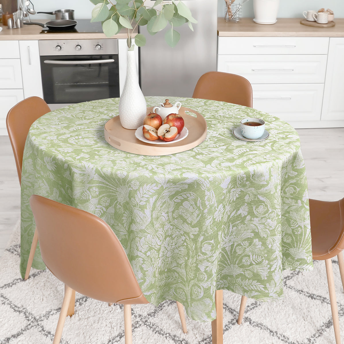 blunique - Summer Floral Tablecloth (Linen Blend Version)