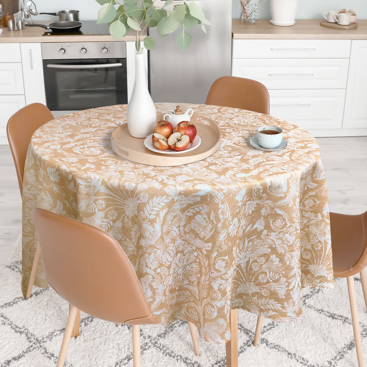 blunique - Summer Floral Tablecloth (Linen Blend Version)