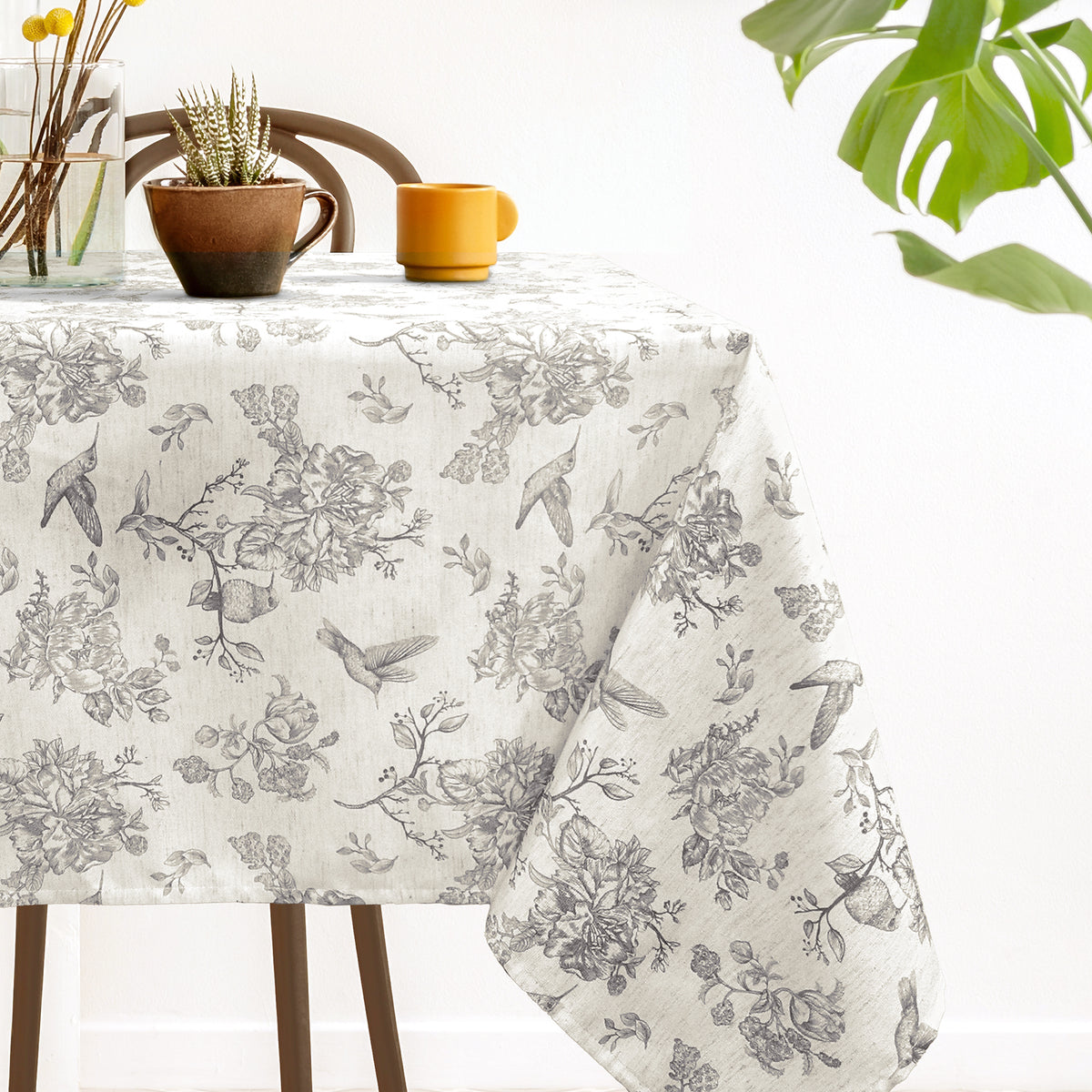 blunique - Summer Floral Tablecloth (Linen Blend Version)