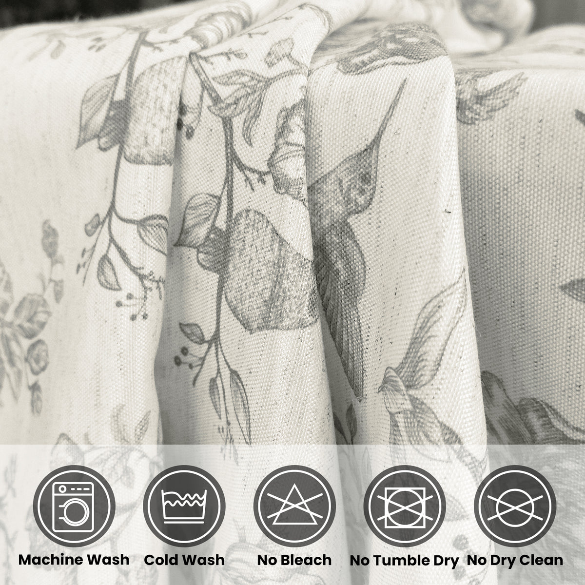 blunique - Summer Floral Tablecloth (Linen Blend Version)
