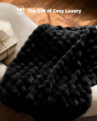 blunique - Faux Fur Bubble Blanket BACKUP - Blunique