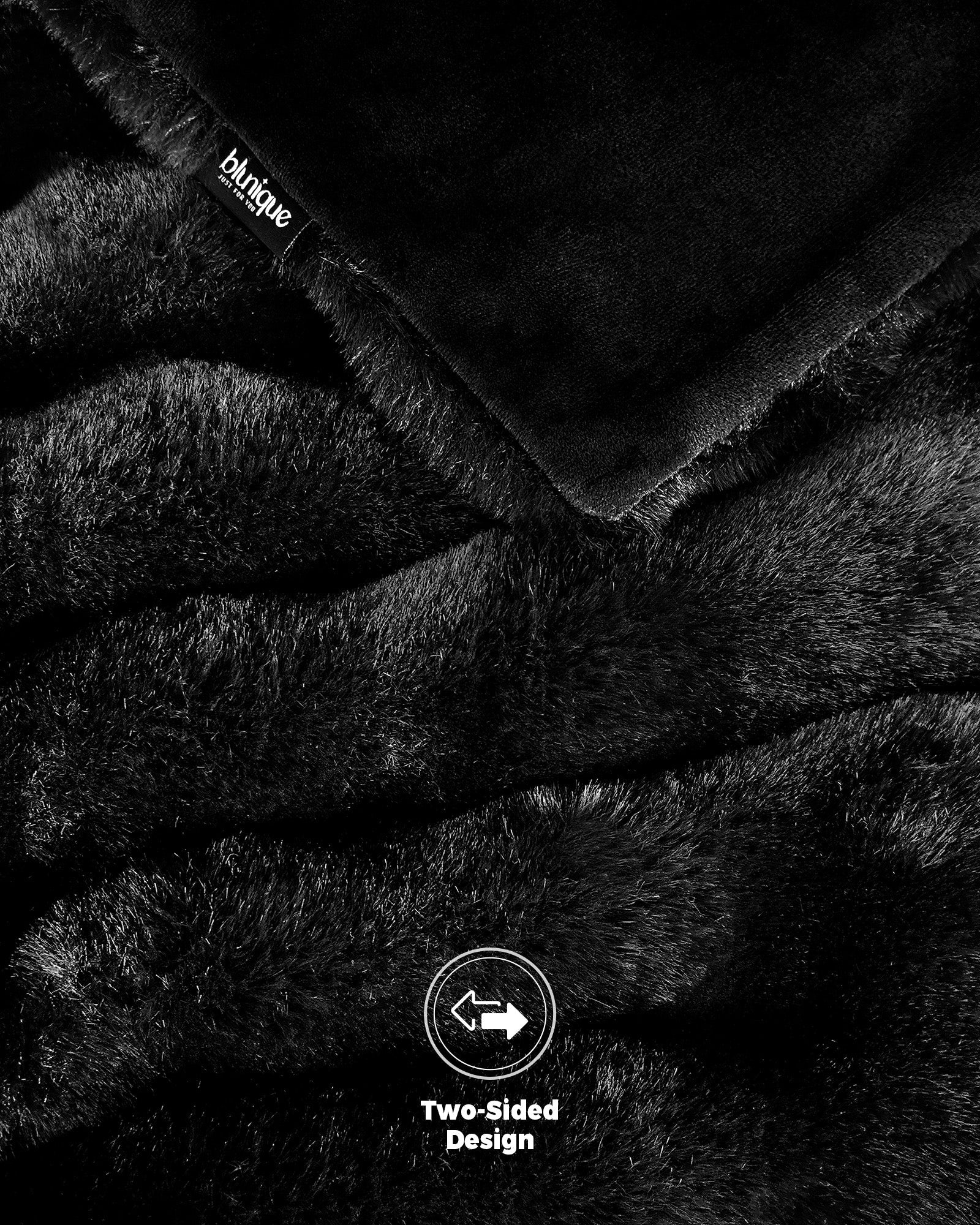 blunique - Faux Fur Bubble Blanket BACKUP - Blunique