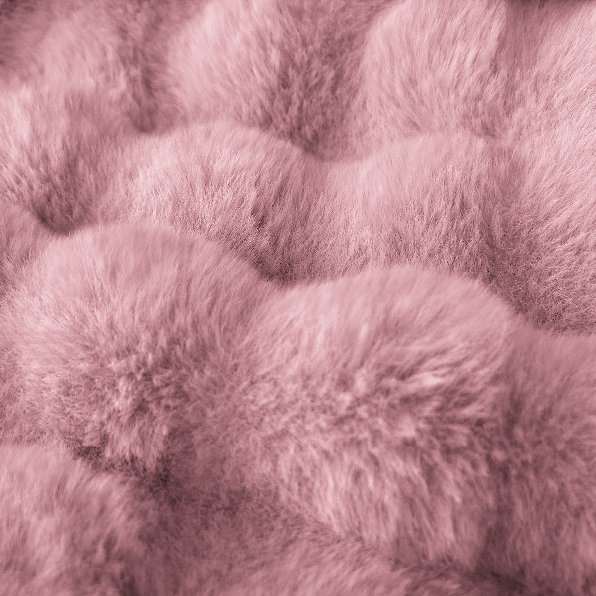 blunique - Premium Faux Fur Bubble Throw & Blanket