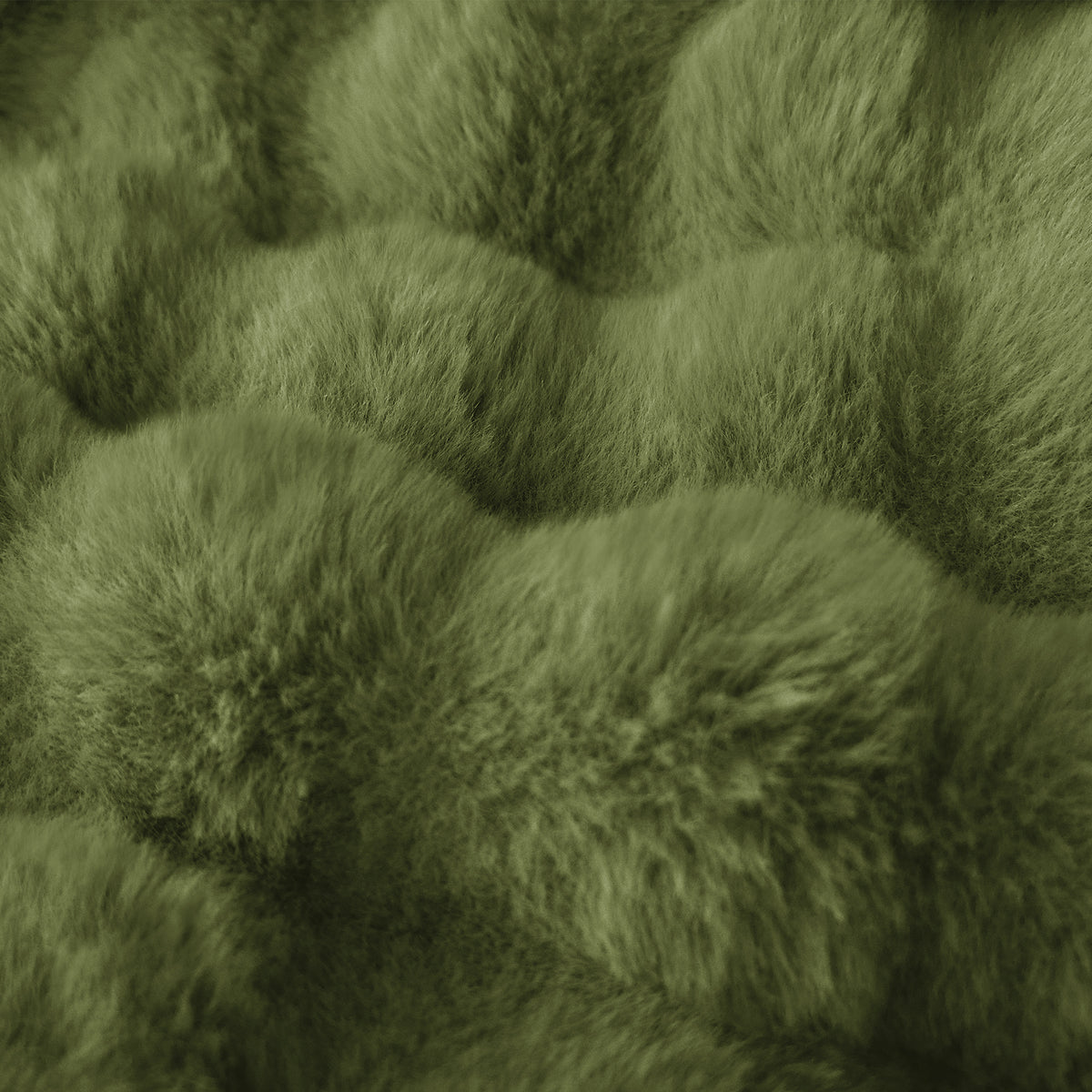 blunique - Premium Faux Fur Bubble Throw & Blanket