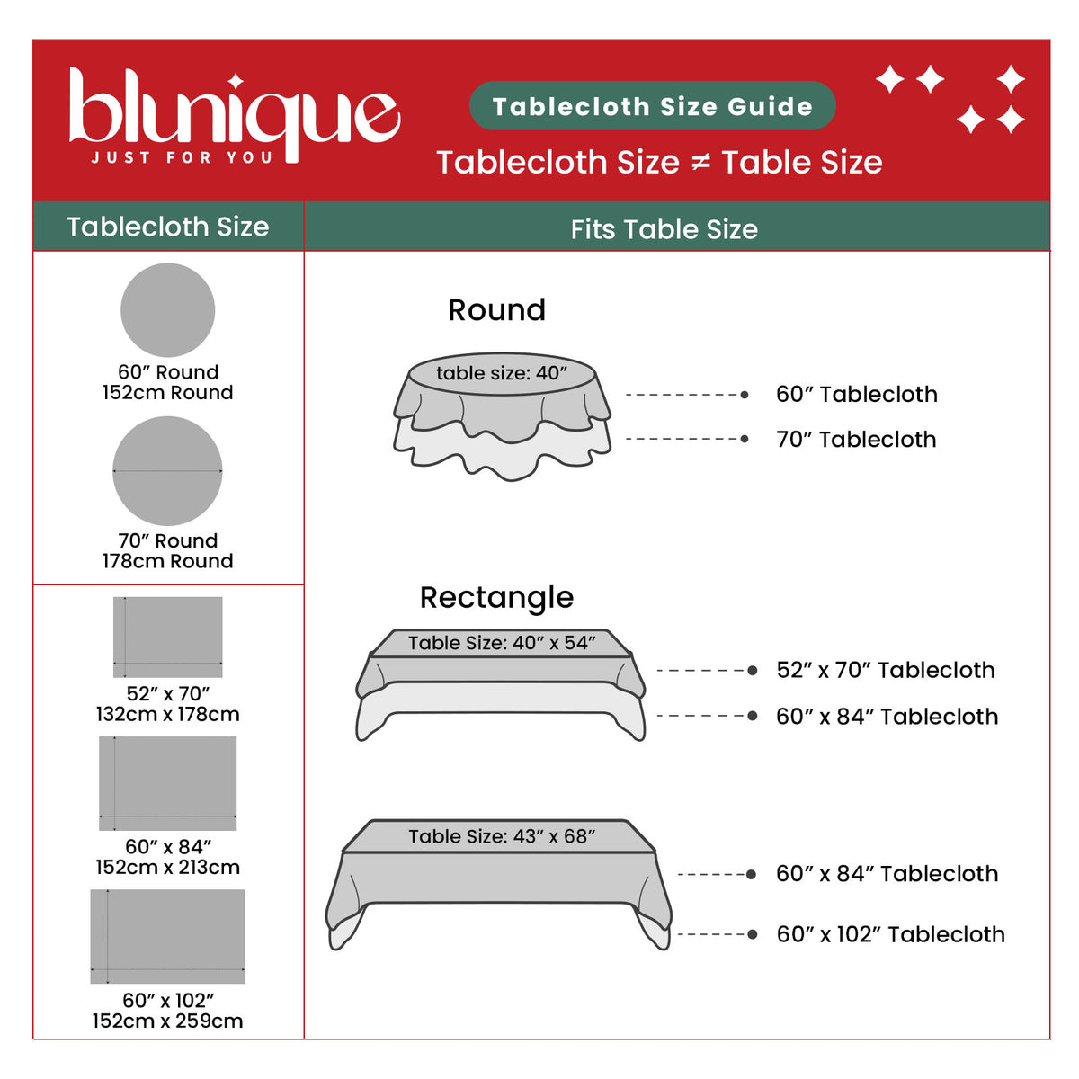 blunique - Christmas Collection Tablecloth