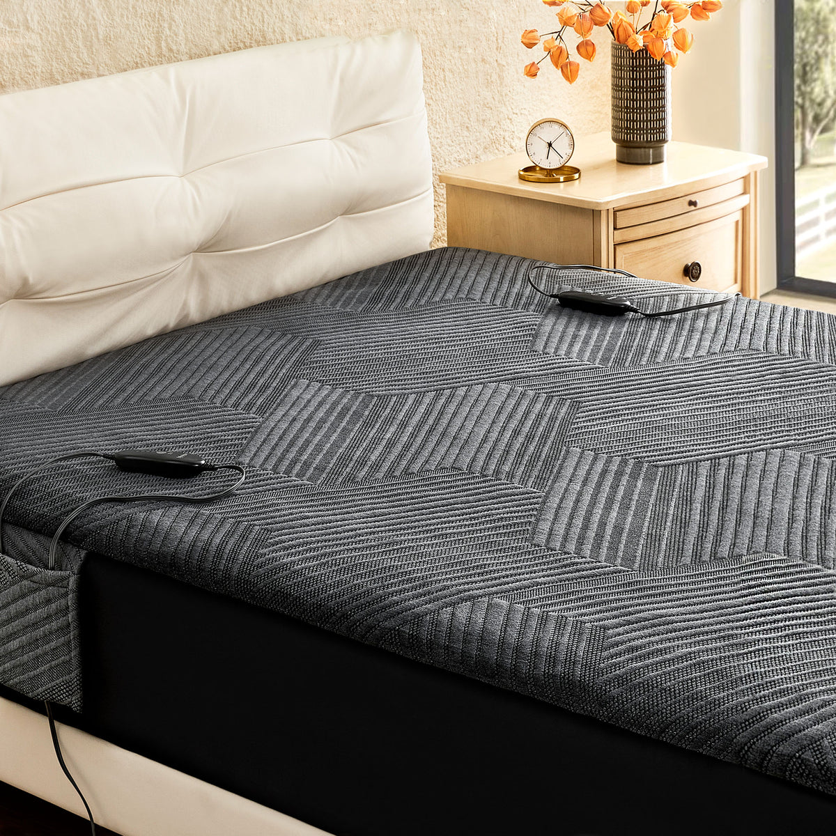 blunique - 3D Air Layer - Electric Heated Mattress Pad