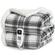 blunique - Ultra Soft Cozy Plaid Flannel - Fast Heated Blanket Electric Throw 50''x60'' - Blunique