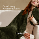 Chenille Throw Blanket for Couch, Cozy Soft Blanket Lightweight Decorative Throw for Living Room Sofa Chair - Blunique