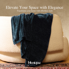 Chenille Throw Blanket for Couch, Cozy Soft Blanket Lightweight Decorative Throw for Living Room Sofa Chair - Blunique