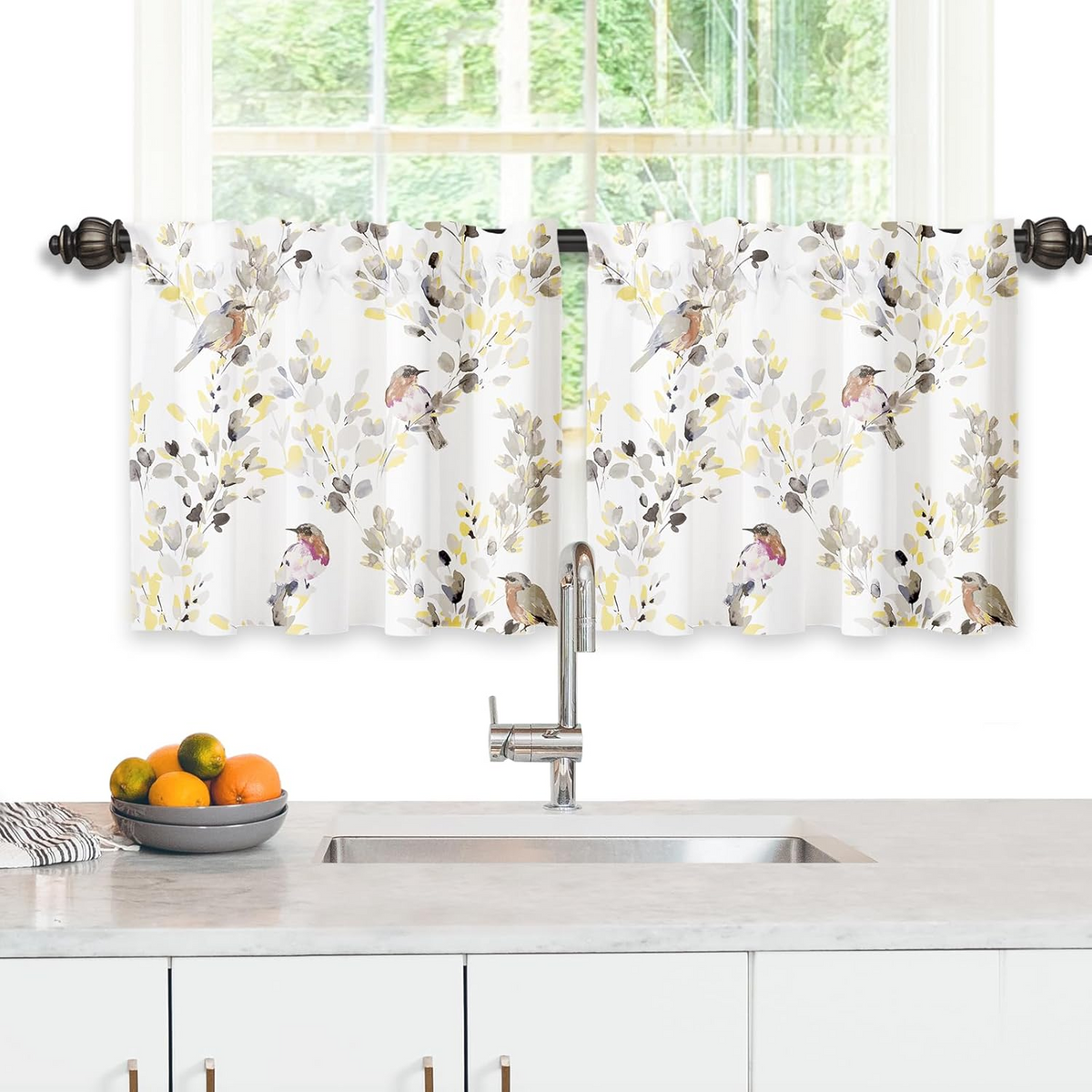 blunique - Kitchen Curtain (2 Panels)