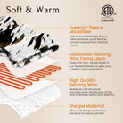 blunique - Cow Print Heated  King Size - Blunique
