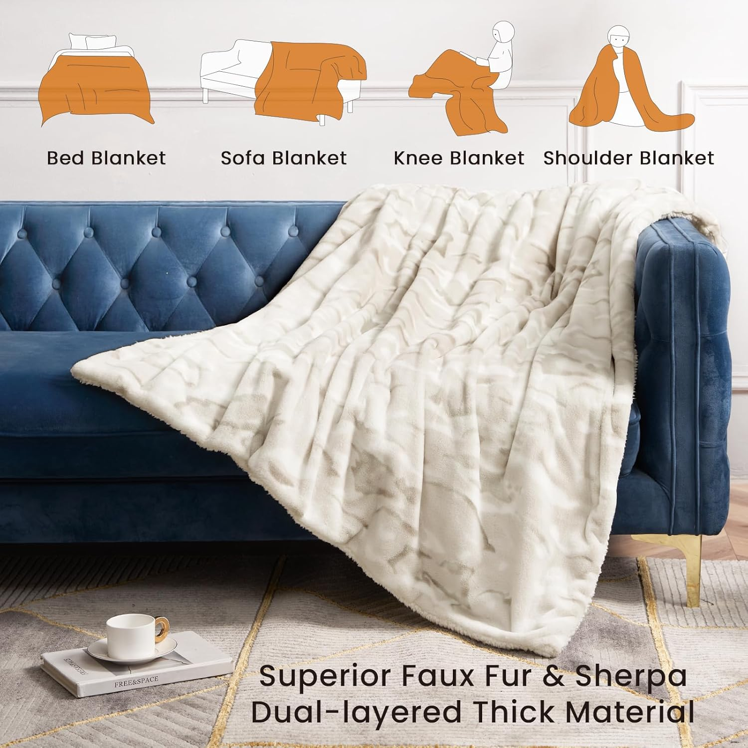 blunique - Fleece Heated Blanket - Blunique