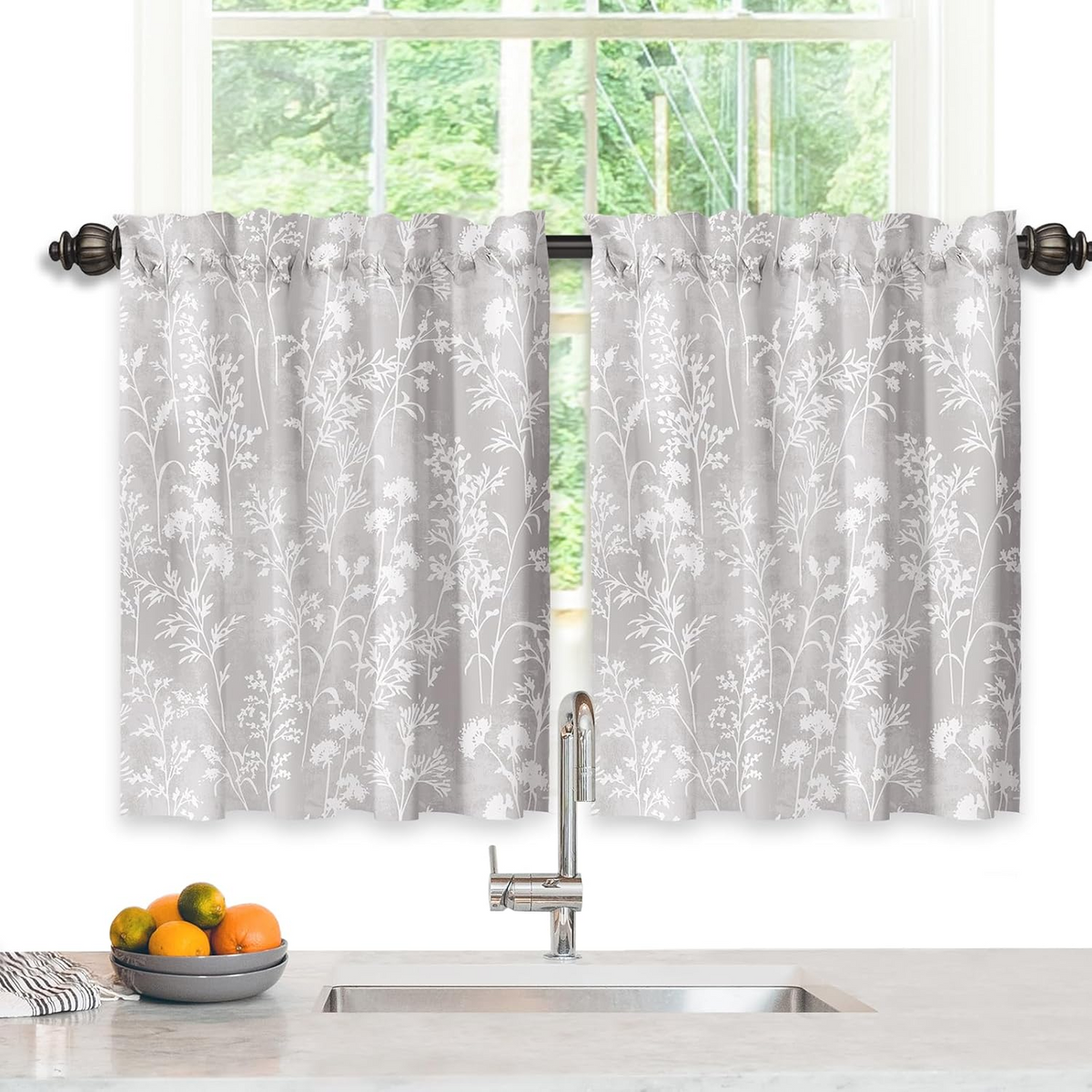 blunique - Kitchen Curtain (2 Panels)