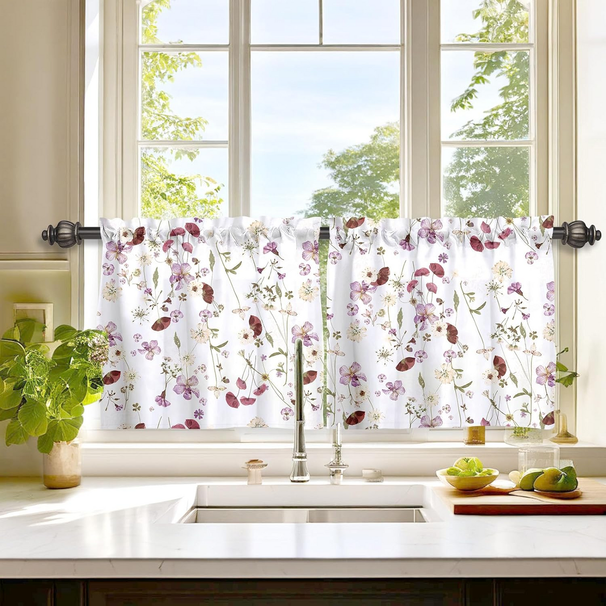 blunique - Kitchen Curtain (2 Panels)