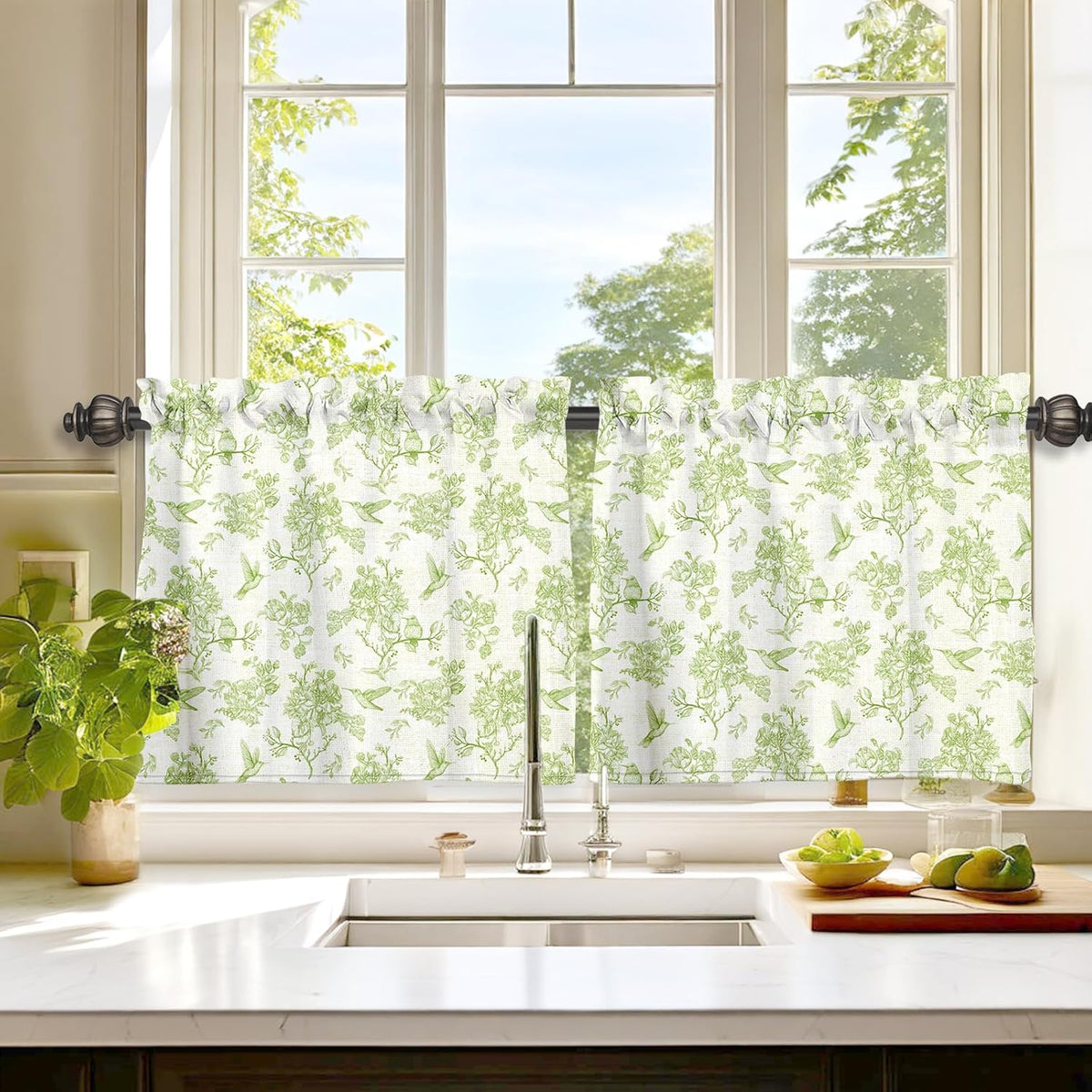blunique - Kitchen Curtain (2 Panels)