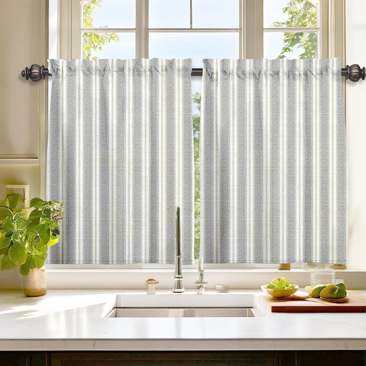 blunique - Kitchen Curtain (2 Panels)