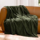 Fleece Throw Blanket for Couch Plush Warm Blankets for Bed, Fuzzy Cozy Flannel Blanket Throw for Sofa, Travel Jacquard Pattern Yellow 51x63 Inches - blunique