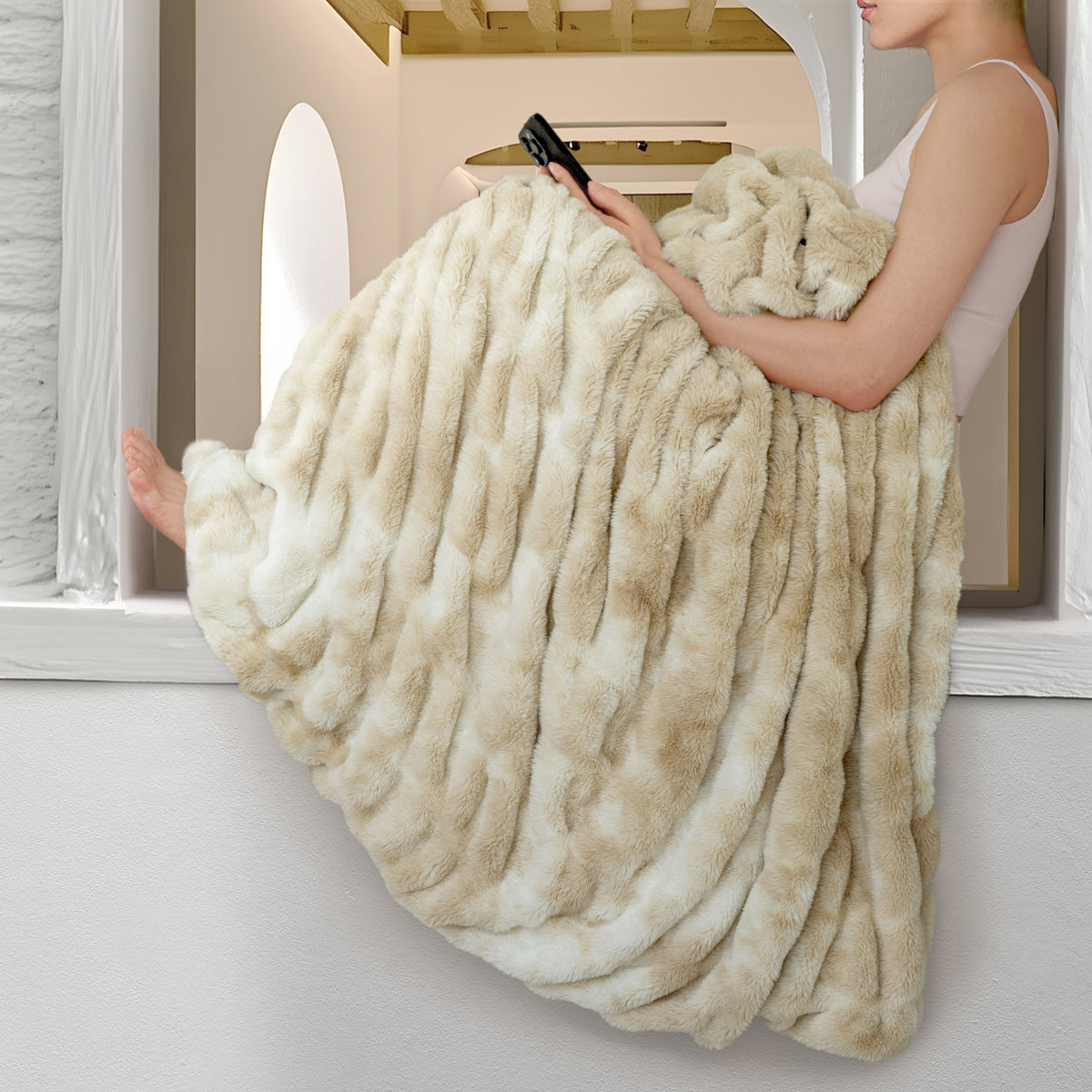 blunique - Luxury Faux Fur Blanket