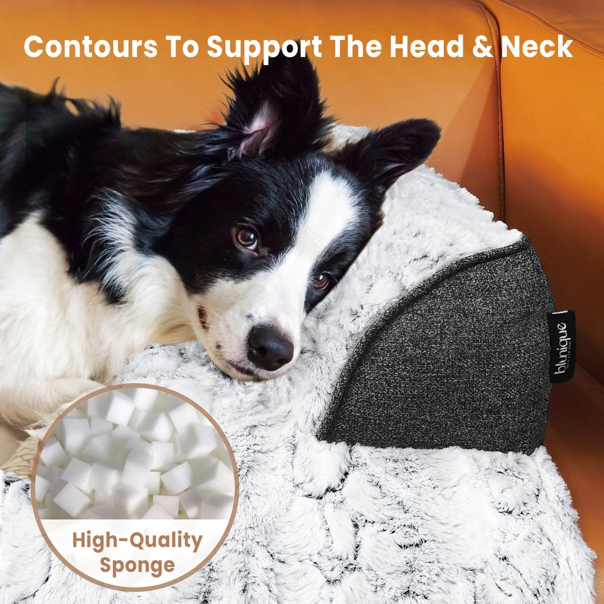 blunique - Dog Couch Bed - Faux Fur - Waterproof Pet Mat - Couch Cover for Furniture