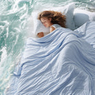 Lightweight breathable summer blanket