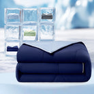 cooling comforter with silicone foam filling