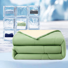 cooling comforter with silicone foam filling
