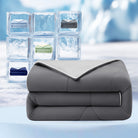 cooling comforter with silicone foam filling