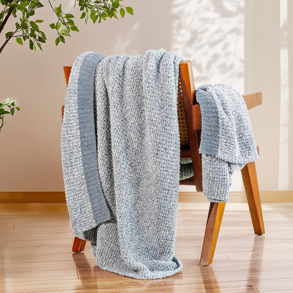blunique - Half-Side Plush  Blanket