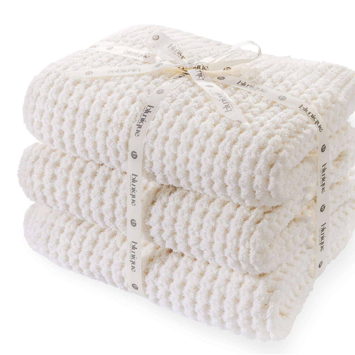 blunique - Waffle Knit  Blanket