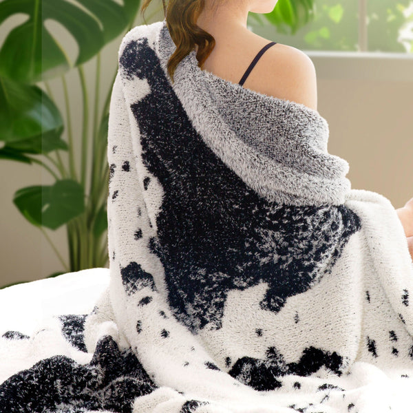 blunique - Cow Print  Super Soft  Blanket - Blunique