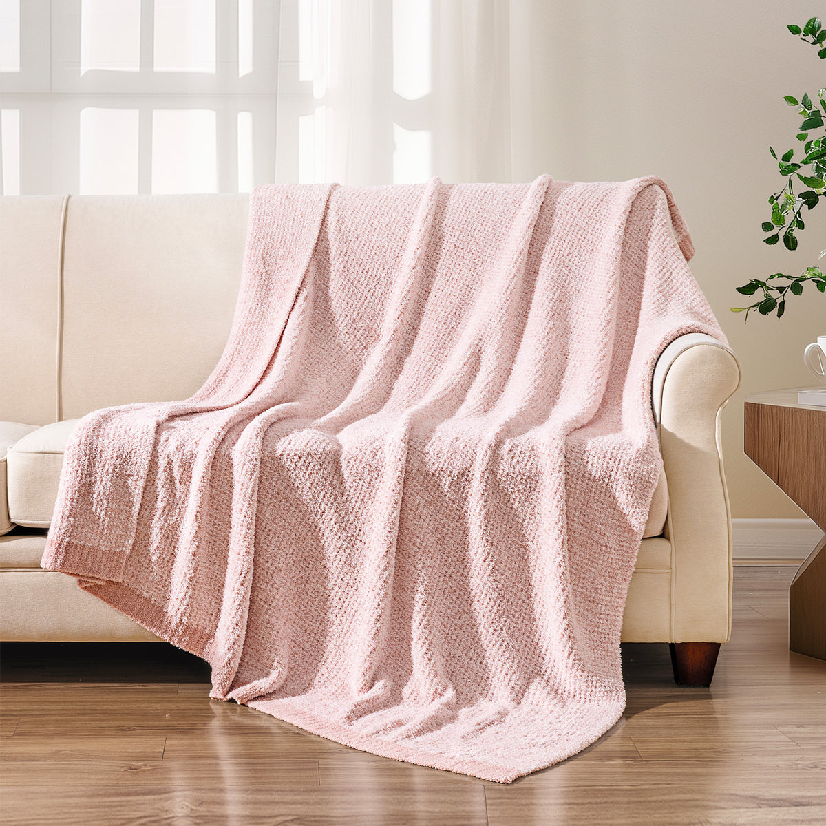 blunique - Half-Side Plush  Blanket