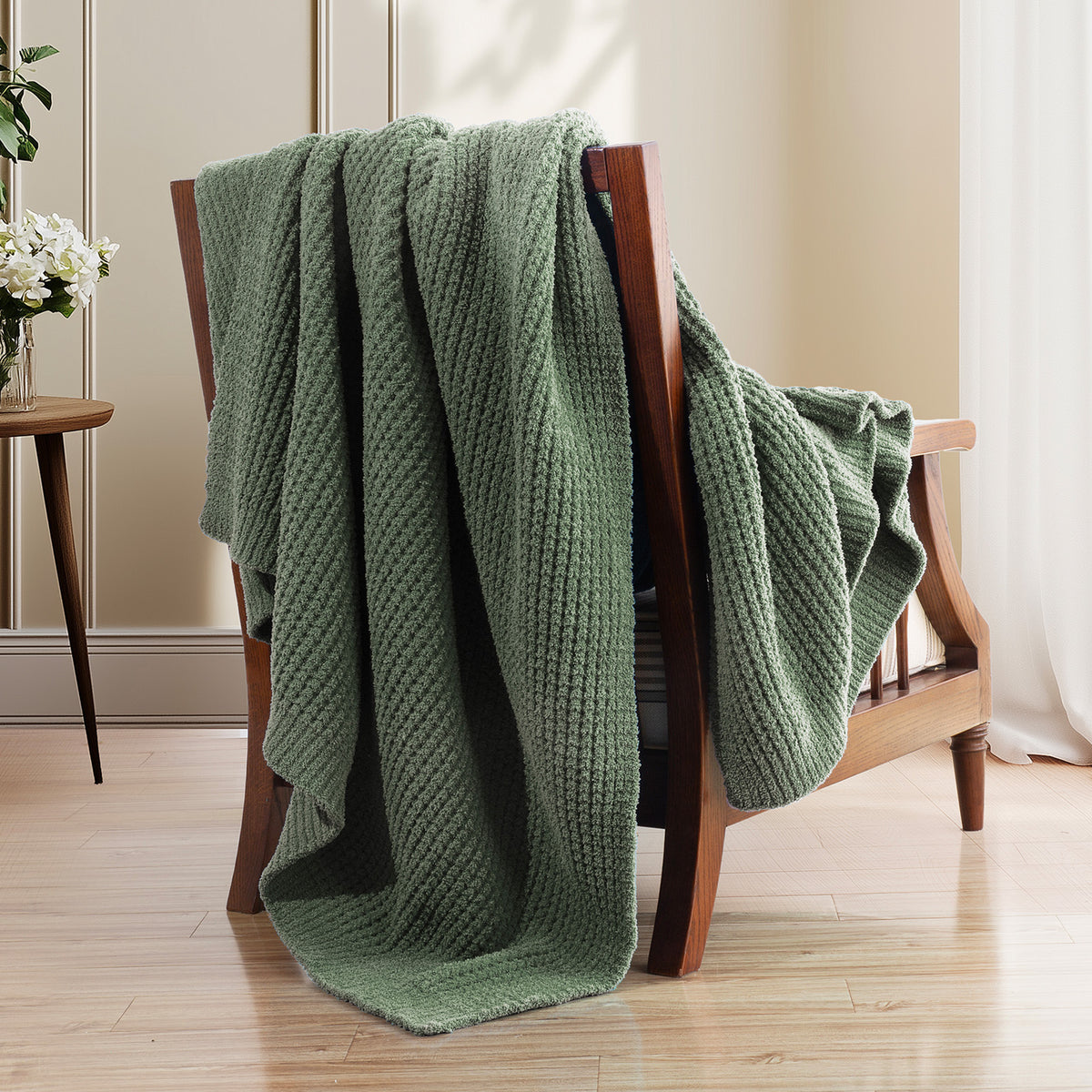 blunique - Waffle Knit  Blanket