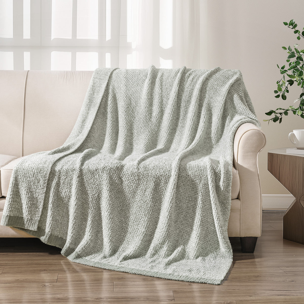 blunique - Half-Side Plush  Blanket