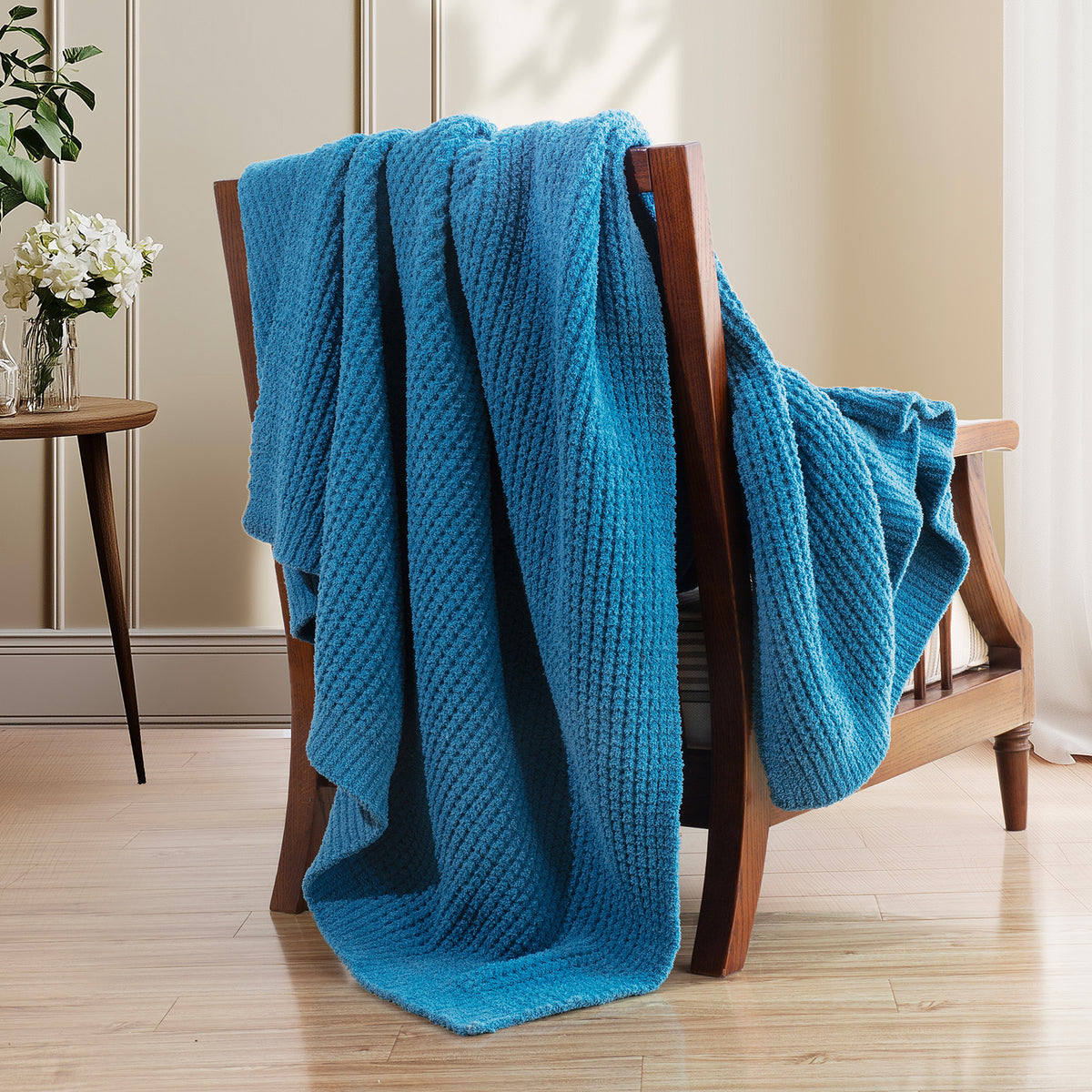 blunique - Waffle Knit  Blanket