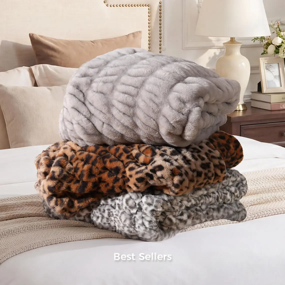 Best-selling cooling comforters and faux fur blankets