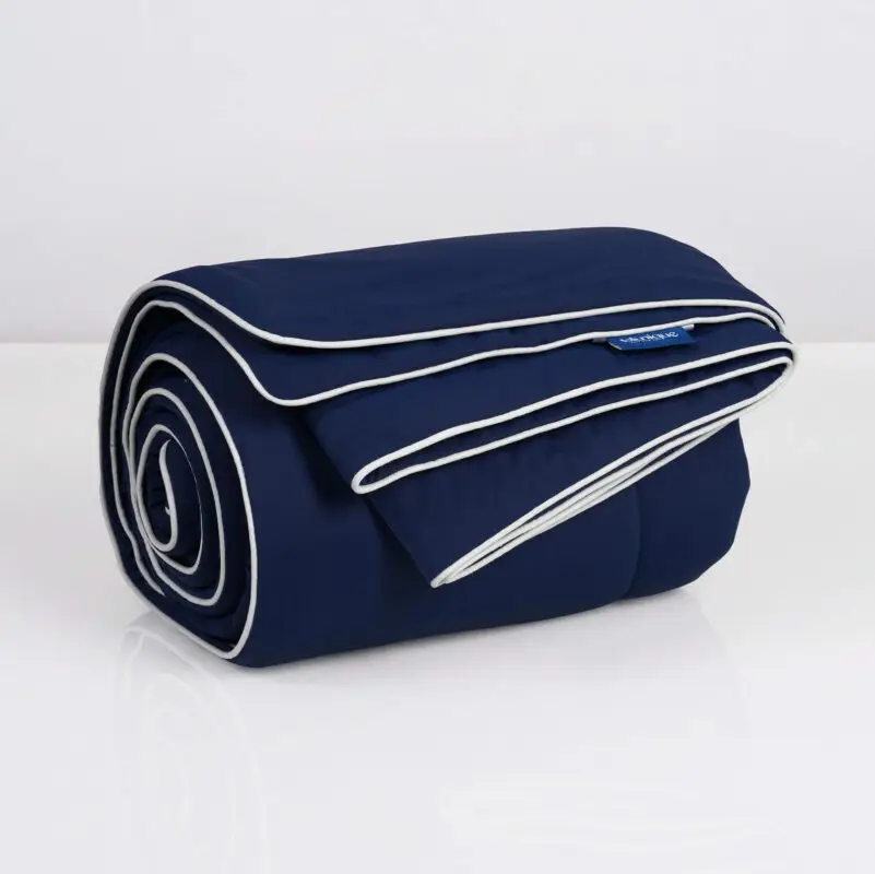 Dark Blue Cooling Comforter, deep color cooling blanket for hot sleepers
